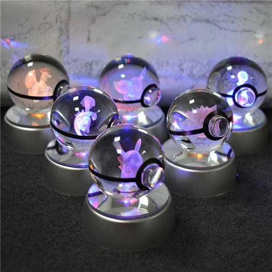 Pokemon 3D Crystal Pokeballs