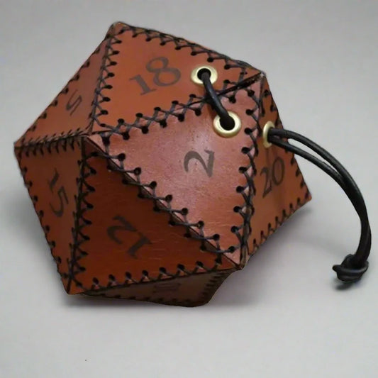 DND D20 Polyhedral Dice Pouch